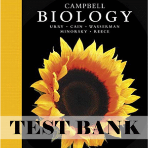 TEST BANK FOR CAMPBELL BIOLOGY 11TH REVISED EDITION