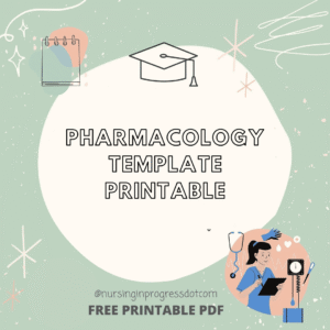 Pharmacology Template - Printable - PDF Download