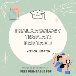 Printable Pharmacology Template Last Version - PDF Download