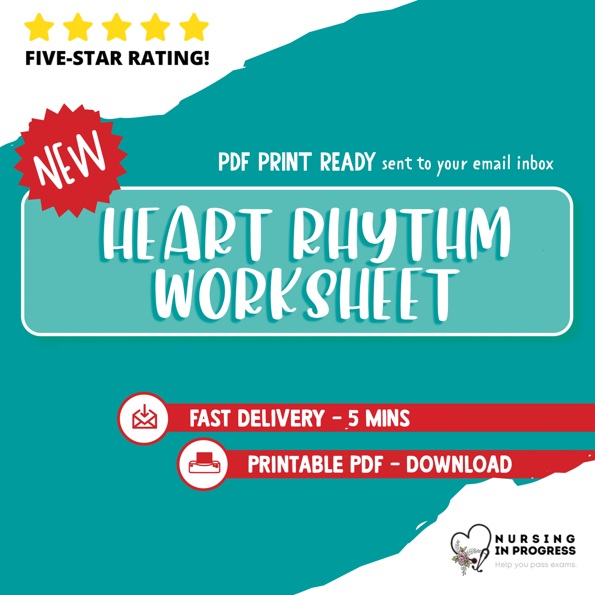 Heart Rhythm Worksheet | One page | PDF