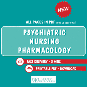 Psychiatric Nursing Pharmacology, Mental Health Nursing Pharmacology, Nursing Notes