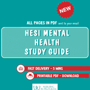HESI Mental Health Exam Study Guide