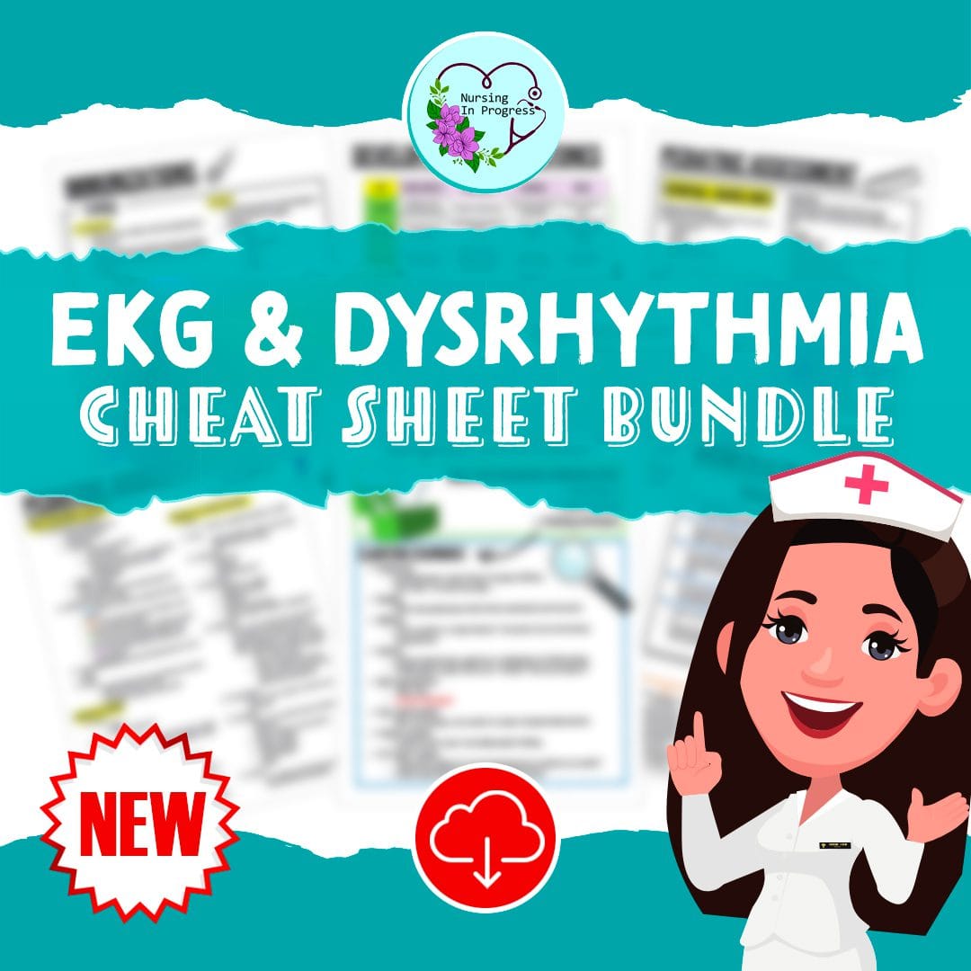 Cardiac EKG Interpretation Nursing School Study Guide
