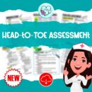 BEST Head to Toe assessment template nursing school
