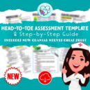 Head-to-Toe Assessment Template with Cranial Nerves Assessment