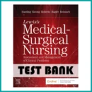 TEST BANK FOR LEWIS’S MEDICAL-SURGICAL NURSING ASSESSMENT AND MANAGEMENT OF CLINICAL PROBLEMS 11TH EDITION