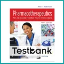 TEST BANK FOR PHARMACOTHERAPEUTICS FOR ADVANCED PRACTICE 5TH EDITION WOO