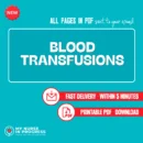 Blood Transfusions | ONE Page | PDF
