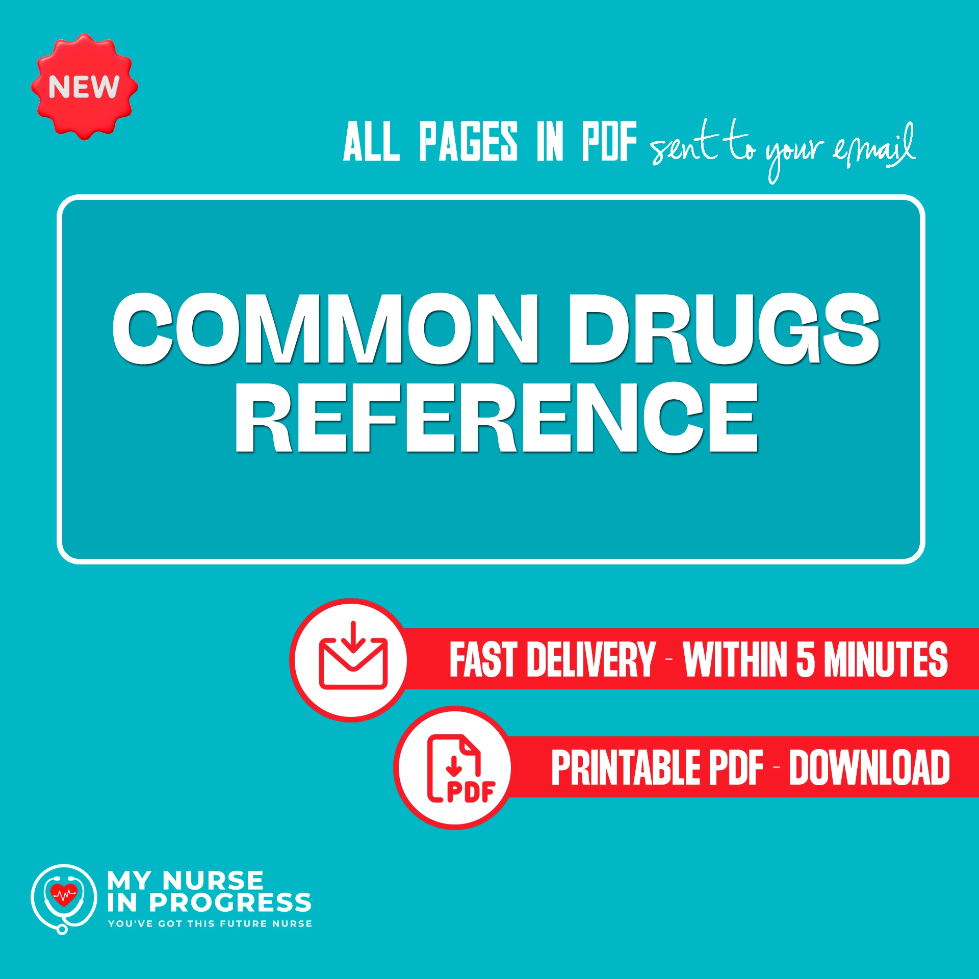 Common Drugs Reference | 2 pages | PDF