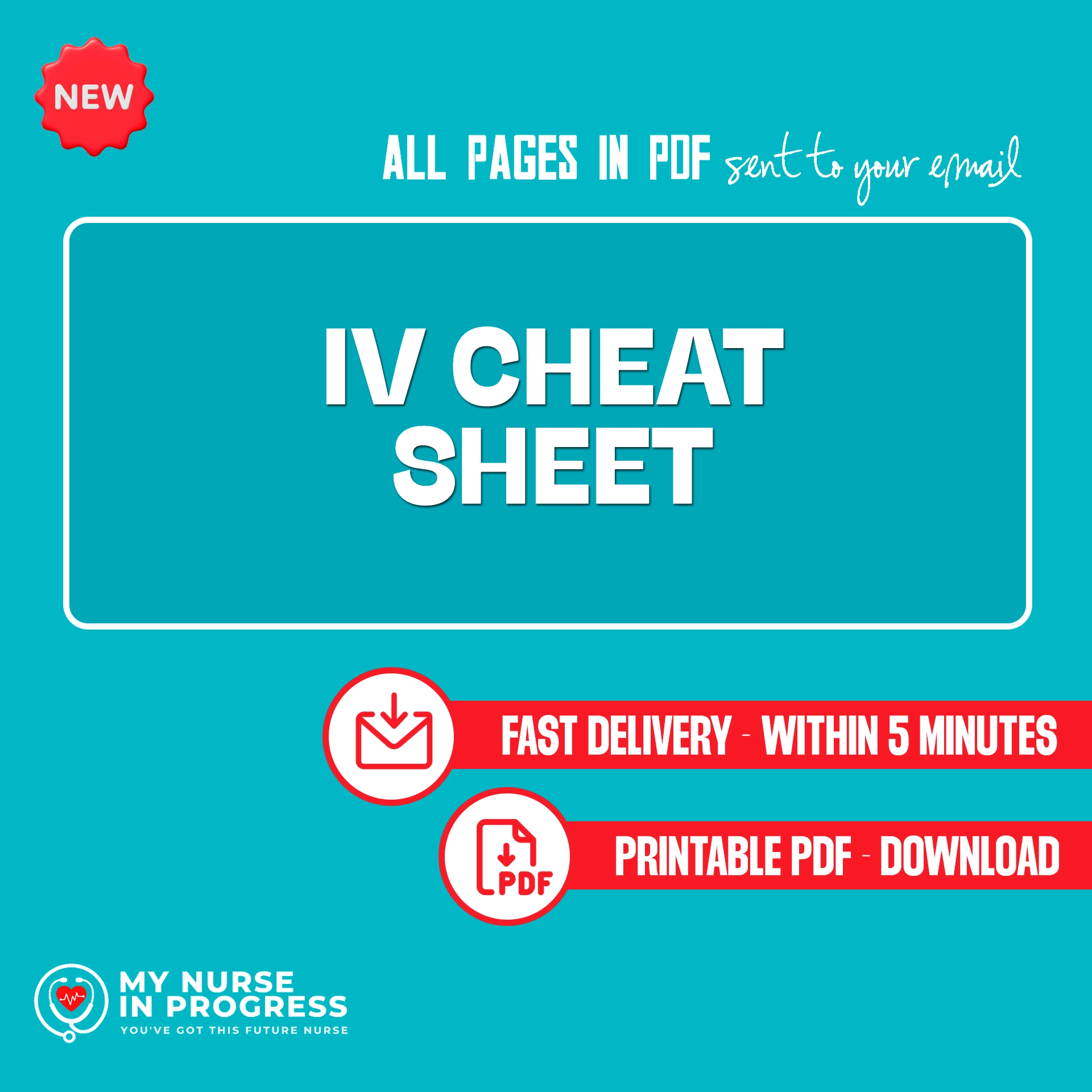 IV Cheat Sheet | 2 Pages | PDF