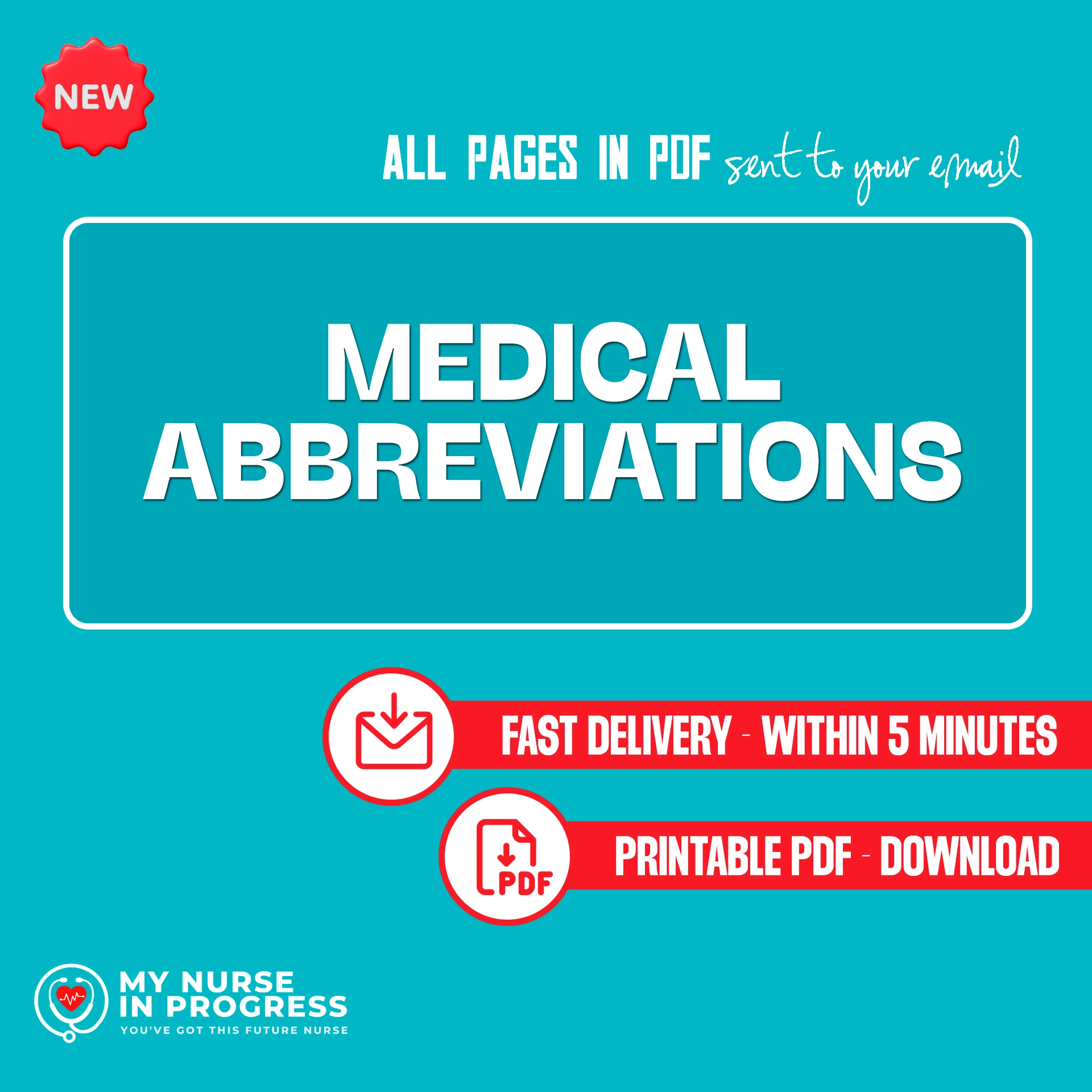 Medical Abbreviations | 1 Page | PDF
