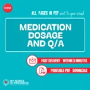 Medication Dosage and Questions/Answers | 3 Pages | PDF