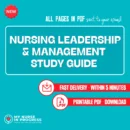 Nursing Leadership and Management Study Guide