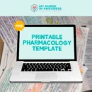 Printable Pharmacology Template Last Version - PDF Download