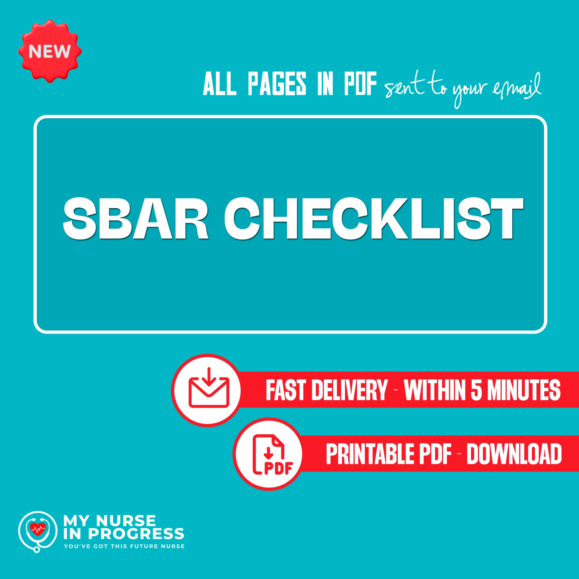 SBAR Checklist | 2 Pages | PDF