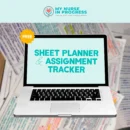 Printable Sheet Planner and Assignment Tracker - PDF Download